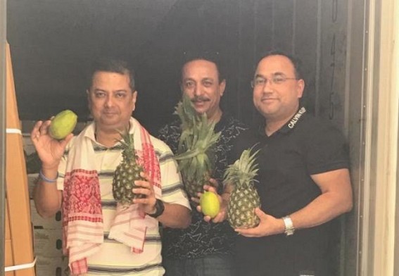 Tripuraâ€™s Queen Pineapple sent on July 22nd reached in Dubai â€˜freshâ€™